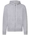 SS16M 62062 Classic Zip Through Hooded Sweat Heather colour image